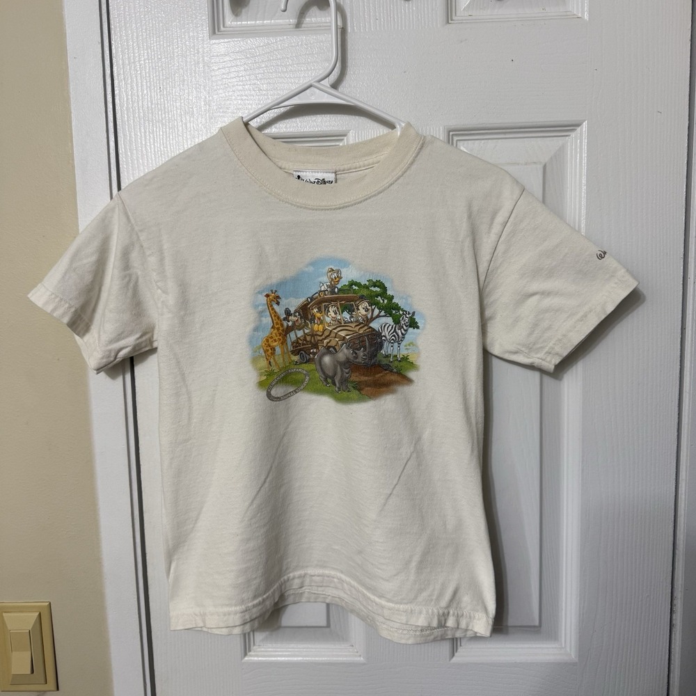 VTG Walt Disney World Kids Animal Kingdom Kilimanjaro Safaris Youth Medium 90's